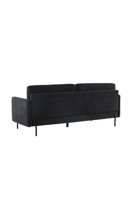 Antibes 3 - Sitzer Sofa - dunkelgrau/Polyester - 3 - Sitzer Sofas - ALVAHOME