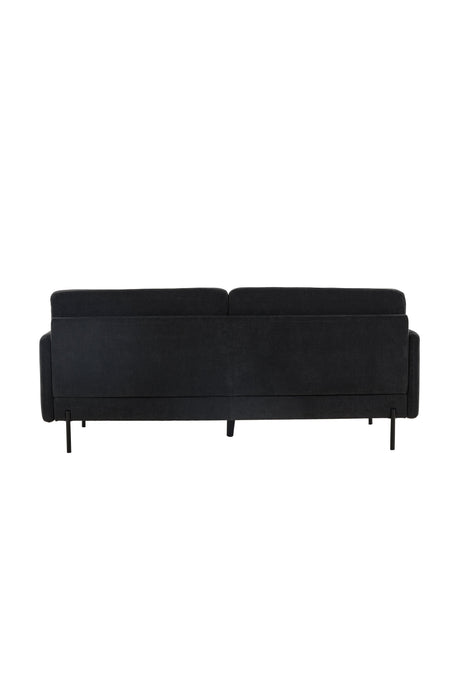 Antibes 3 - Sitzer Sofa - dunkelgrau/Polyester - 3 - Sitzer Sofas - ALVAHOME