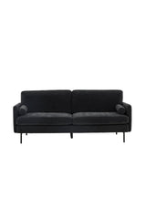 Antibes 3 - Sitzer Sofa - dunkelgrau/Polyester - 3 - Sitzer Sofas - ALVAHOME