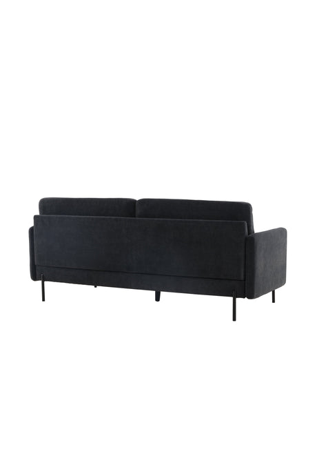 Antibes 3 - Sitzer Sofa - dunkelgrau/Polyester - 3 - Sitzer Sofas - ALVAHOME
