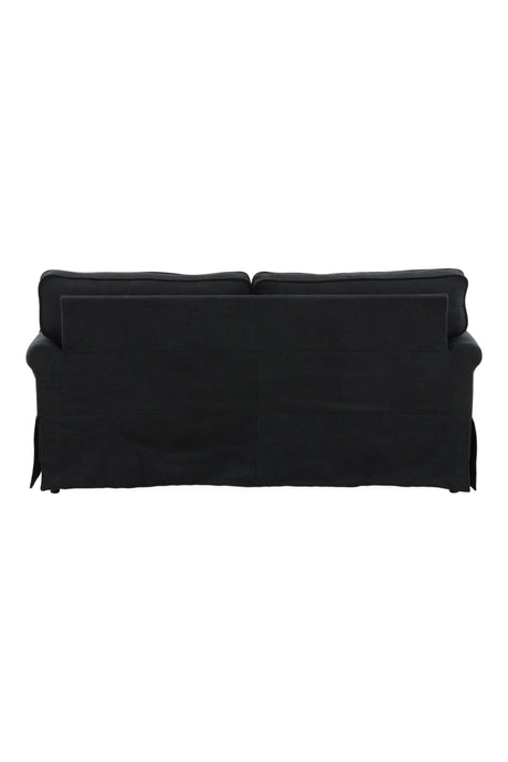 Anton 2 - Sitzer Sofa - schwarz/Polyester - 2 - Sitzer Sofas - ALVAHOME