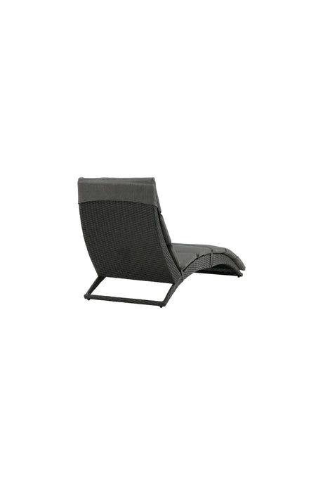 Archie Outdoor Sun - Lounge - schwarz/Weidengeflecht - Outdoor Sun - Lounges - ALVAHOME