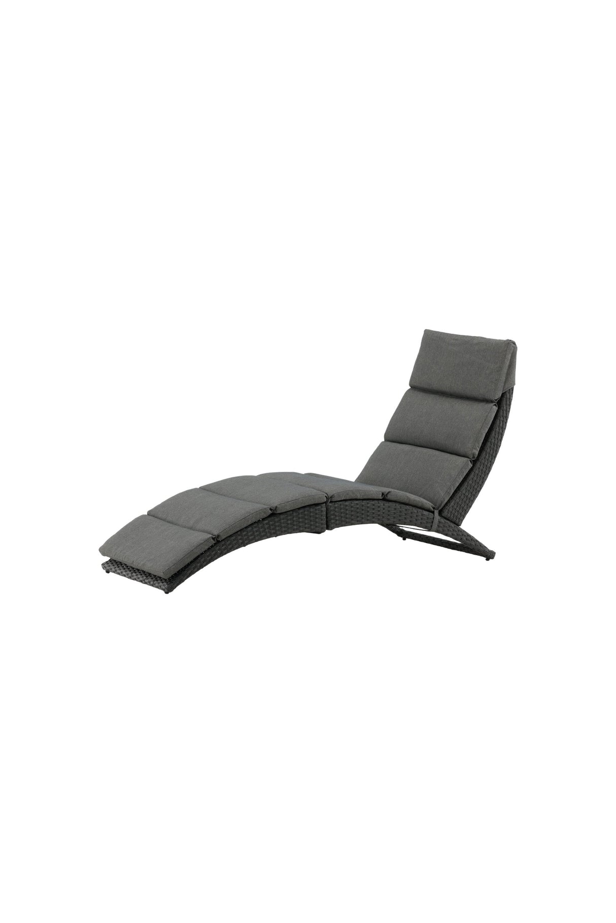 Archie Outdoor Sun - Lounge - schwarz/Weidengeflecht - Outdoor Sun - Lounges - ALVAHOME