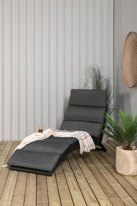Archie Outdoor Sun - Lounge - schwarz/Weidengeflecht - Outdoor Sun - Lounges - ALVAHOME