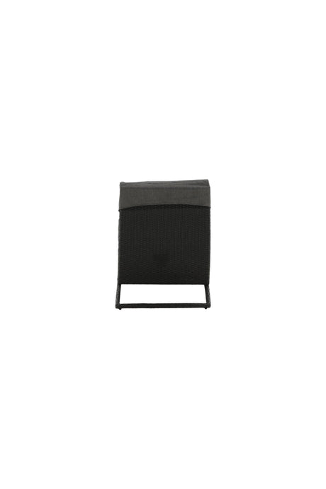 Archie Outdoor Sun - Lounge - schwarz/Weidengeflecht - Outdoor Sun - Lounges - ALVAHOME