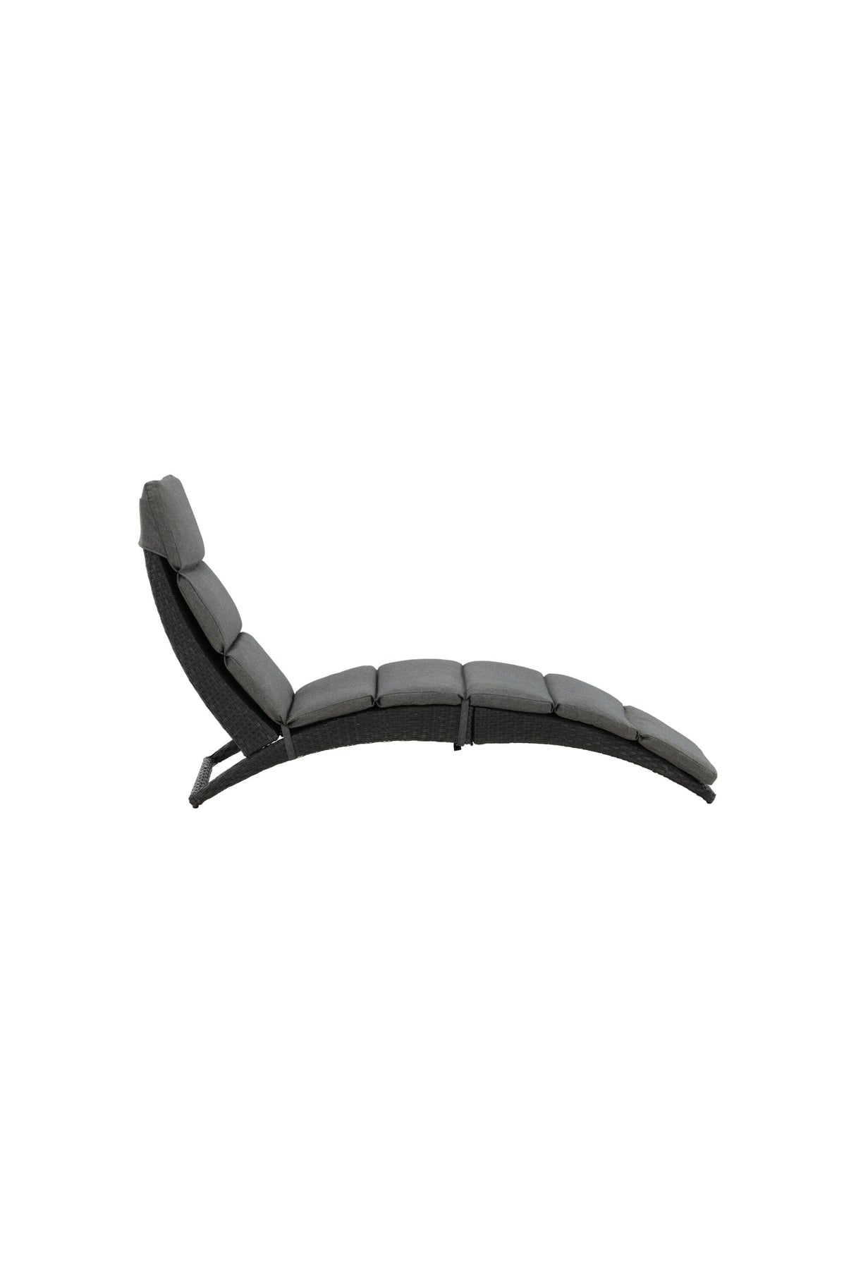 Archie Outdoor Sun - Lounge - schwarz/Weidengeflecht - Outdoor Sun - Lounges - ALVAHOME