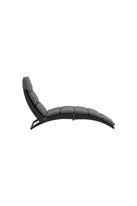 Archie Outdoor Sun - Lounge - schwarz/Weidengeflecht - Outdoor Sun - Lounges - ALVAHOME