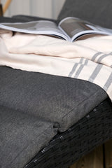 Archie Outdoor Sun - Lounge - schwarz/Weidengeflecht - Outdoor Sun - Lounges - ALVAHOME