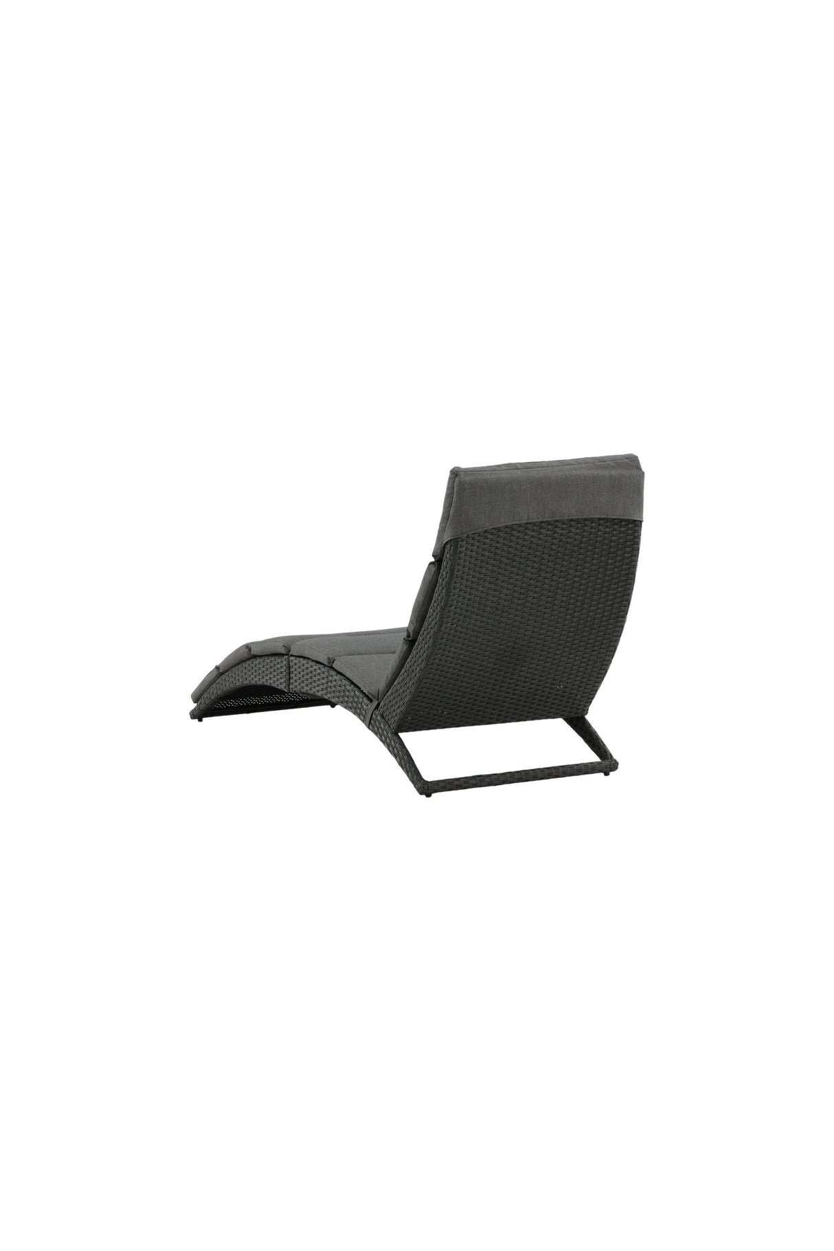 Archie Outdoor Sun - Lounge - schwarz/Weidengeflecht - Outdoor Sun - Lounges - ALVAHOME