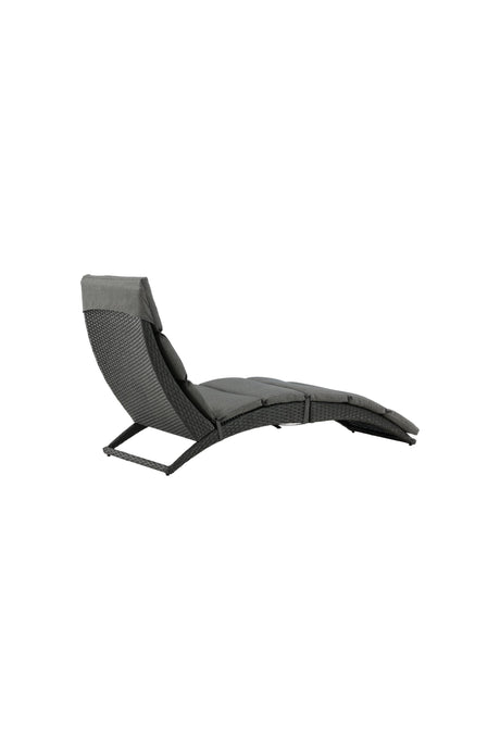 Archie Outdoor Sun - Lounge - schwarz/Weidengeflecht - Outdoor Sun - Lounges - ALVAHOME