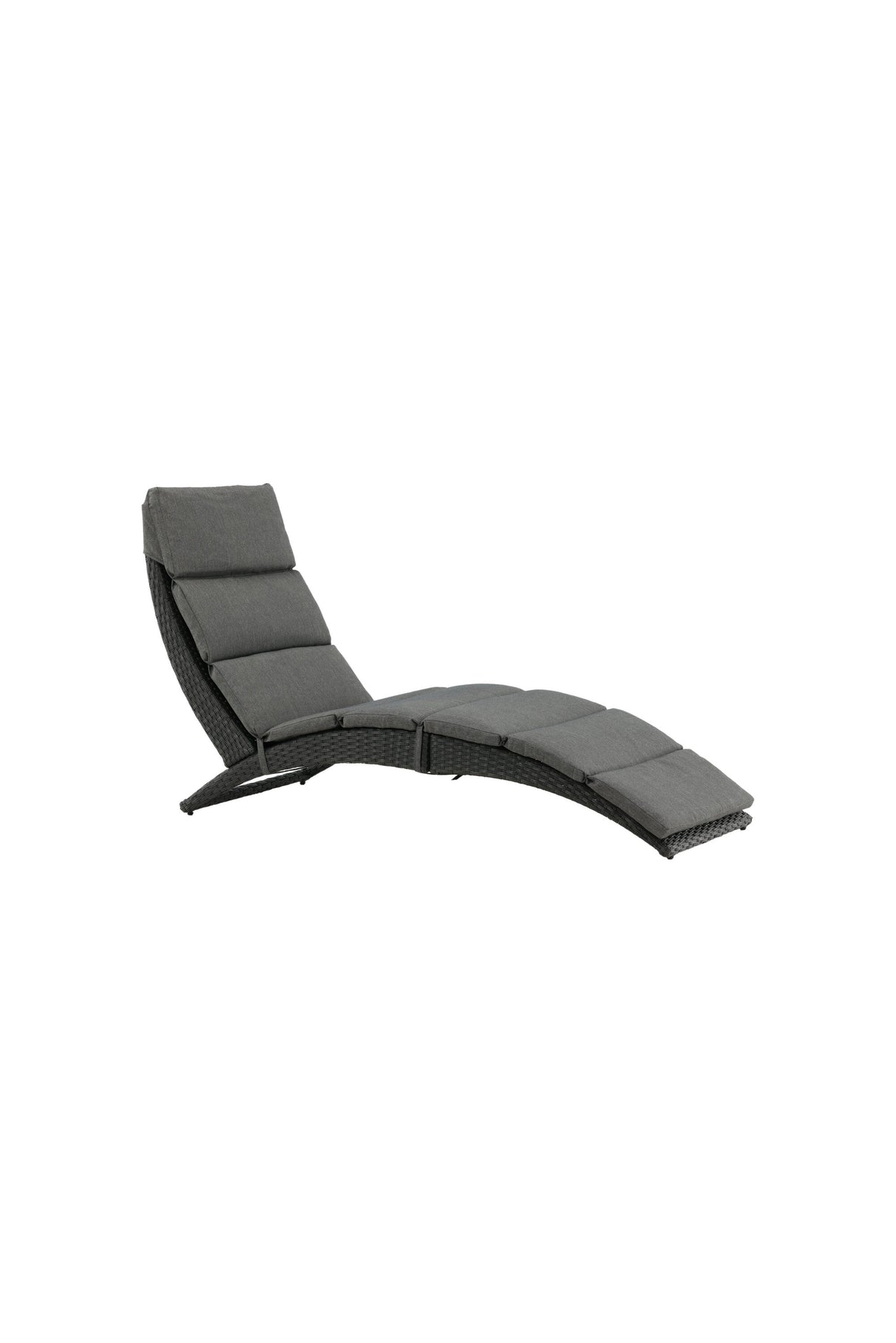 Archie Outdoor Sun - Lounge - schwarz/Weidengeflecht - Outdoor Sun - Lounges - ALVAHOME