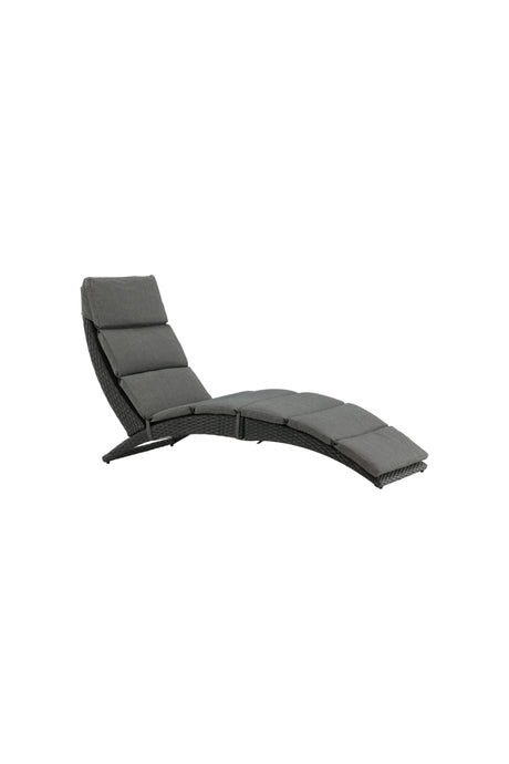Archie Outdoor Sun - Lounge - schwarz/Weidengeflecht - Outdoor Sun - Lounges - ALVAHOME