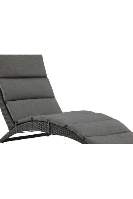 Archie Outdoor Sun - Lounge - schwarz/Weidengeflecht - Outdoor Sun - Lounges - ALVAHOME