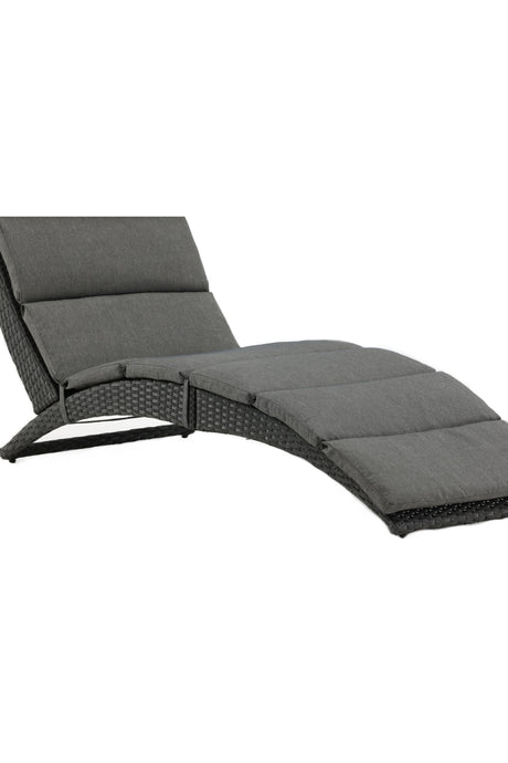 Archie Outdoor Sun - Lounge - schwarz/Weidengeflecht - Outdoor Sun - Lounges - ALVAHOME