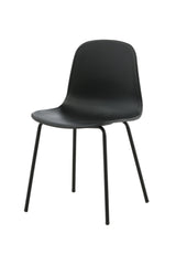 Arctic Esszimmerstuhl - schwarz/Plastik - Essstühle - ALVAHOME
