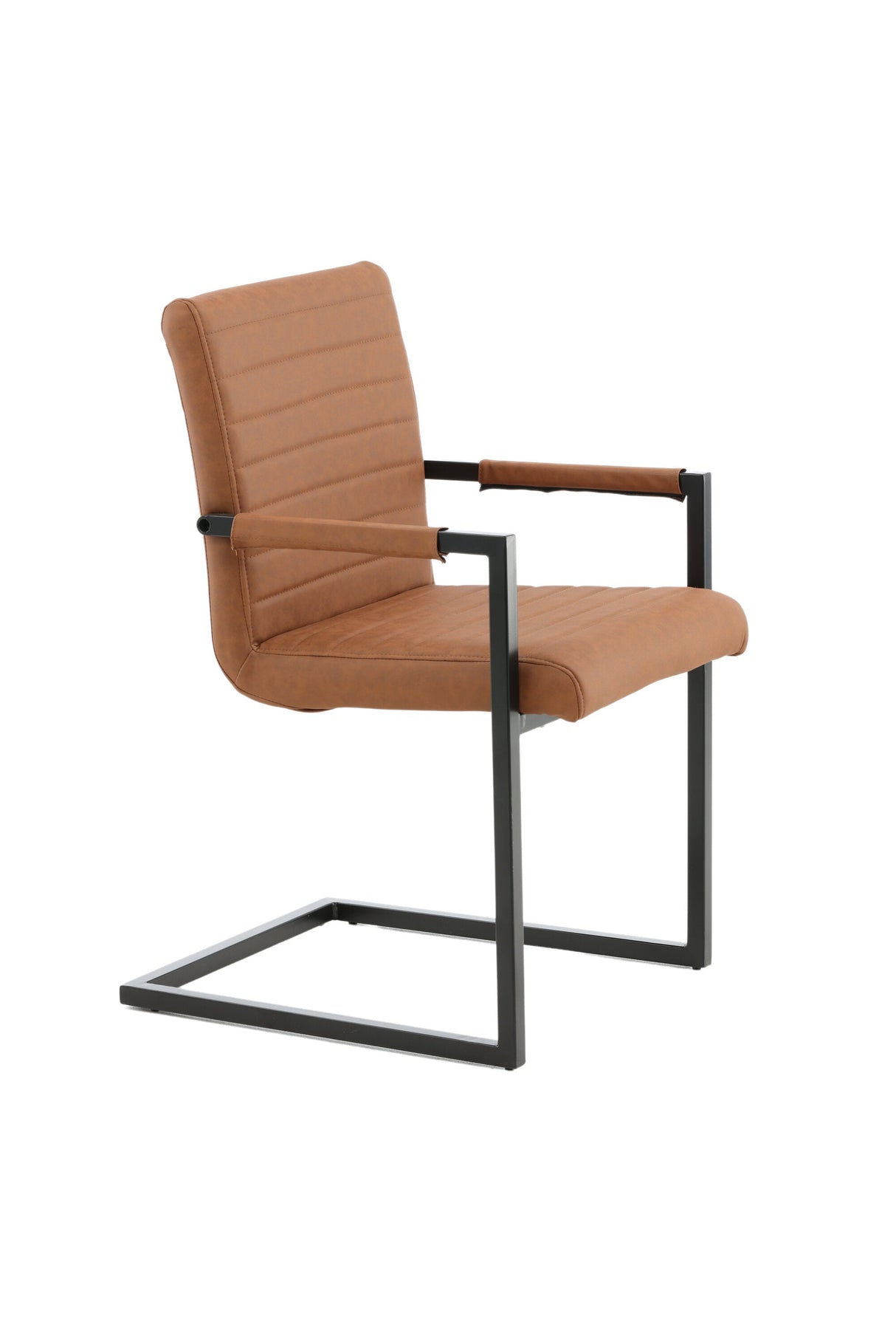 Art Esszimmerstuhl - braun/PU - Essstühle - ALVAHOME