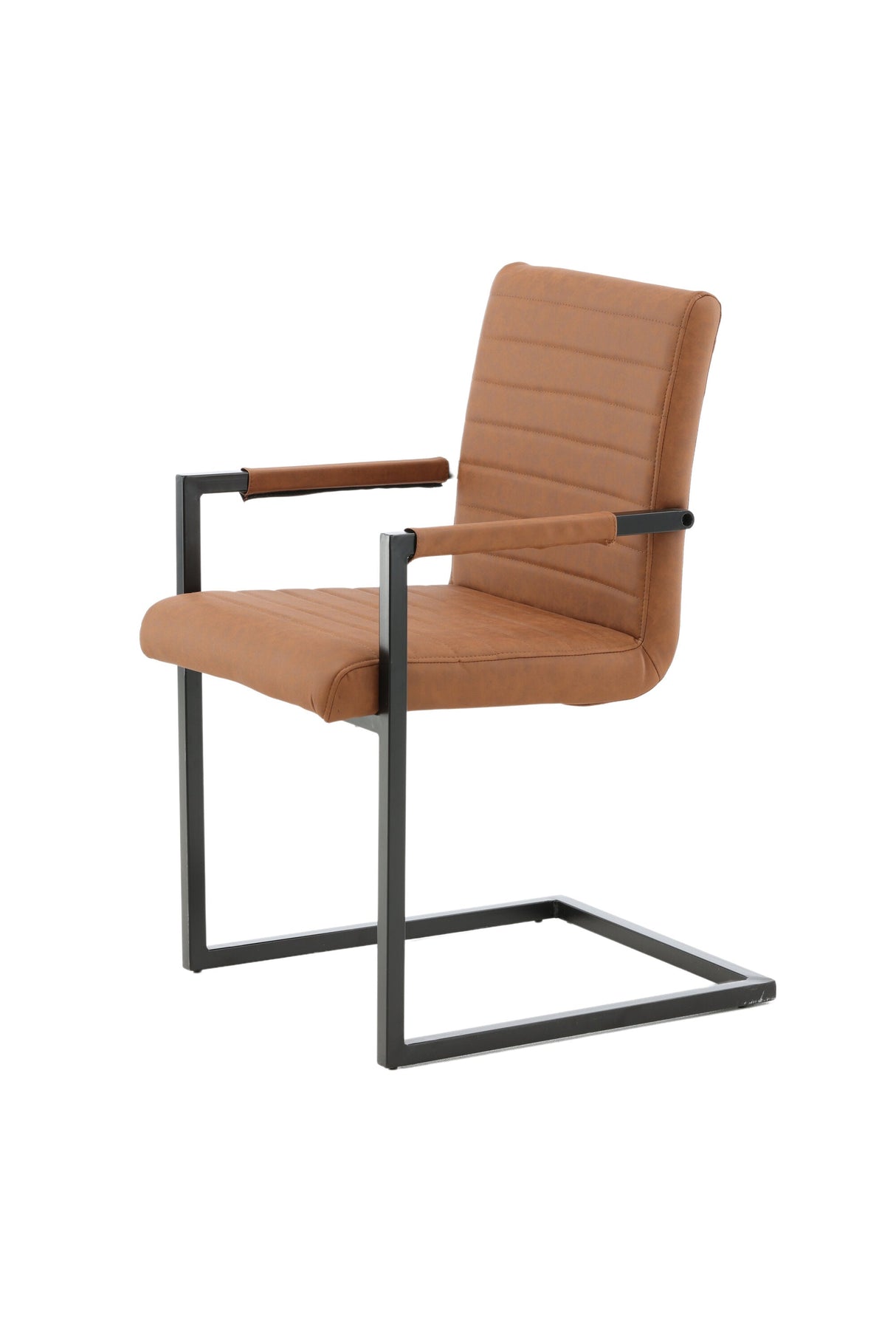 Art Esszimmerstuhl - braun/PU - Essstühle - ALVAHOME