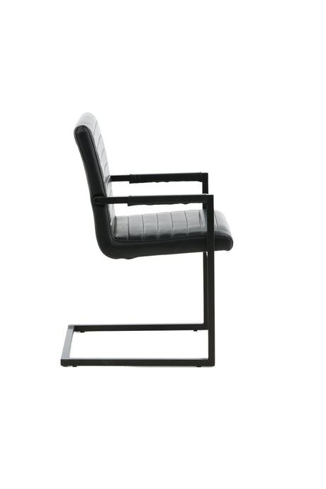 Art Esszimmerstuhl - schwarz/PU - Essstühle - ALVAHOME
