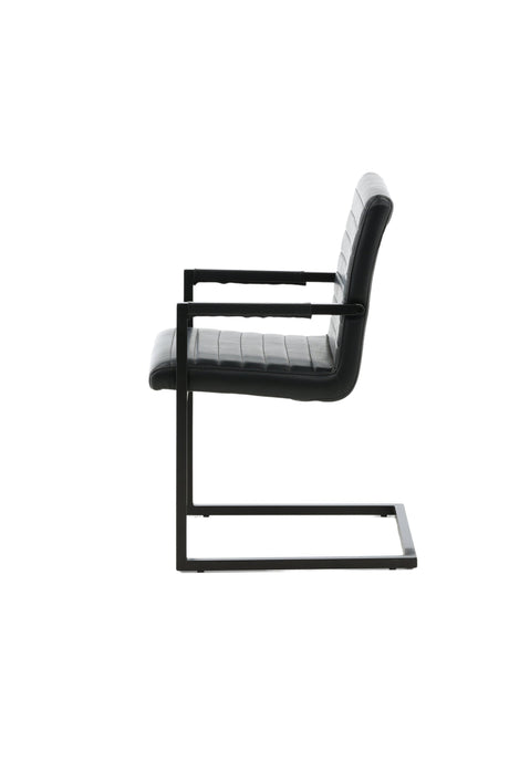 Art Esszimmerstuhl - schwarz/PU - Essstühle - ALVAHOME