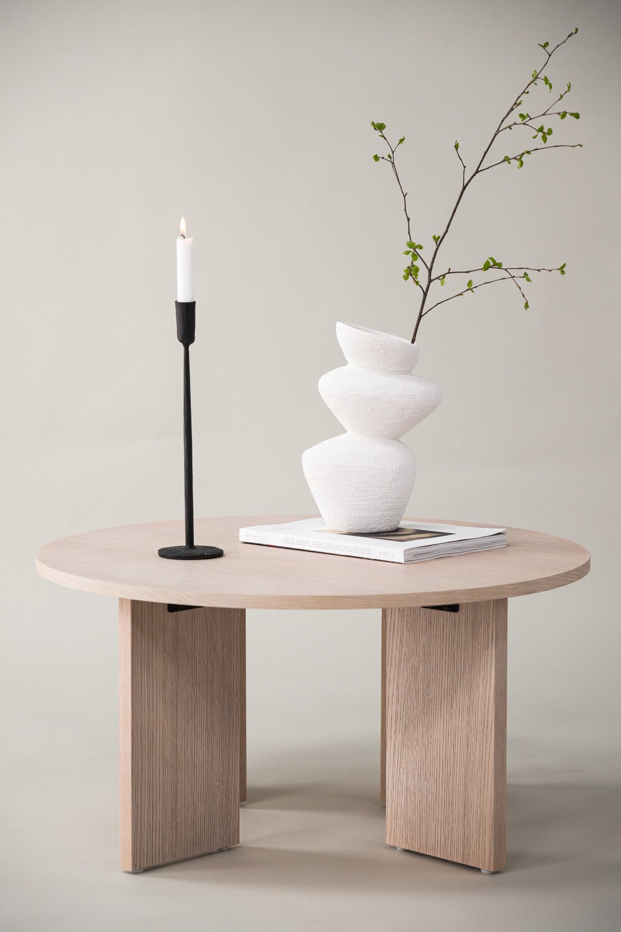 Askerön Couchtisch - white - wash/MDF - Couchtische - ALVAHOME