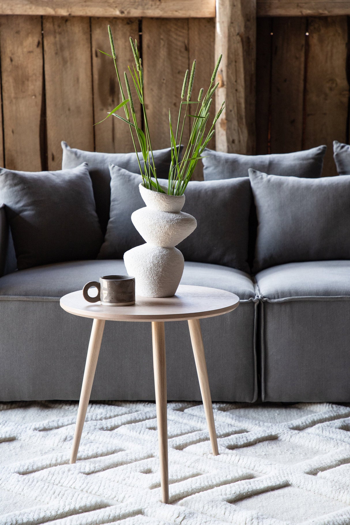 Askim Beistelltisch - white - wash/MDF - Beistelltische - ALVAHOME