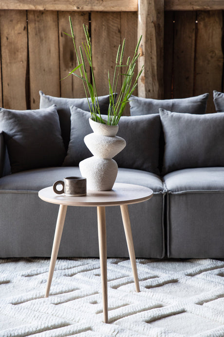 Askim Beistelltisch - white - wash/MDF - Beistelltische - ALVAHOME