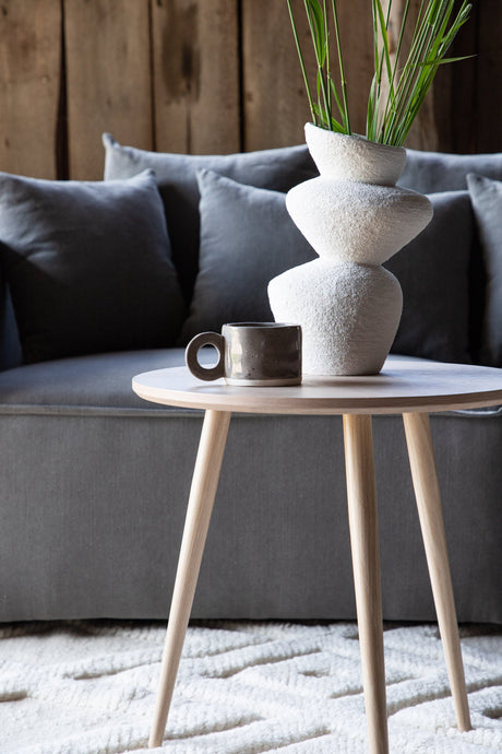 Askim Beistelltisch - white - wash/MDF - Beistelltische - ALVAHOME