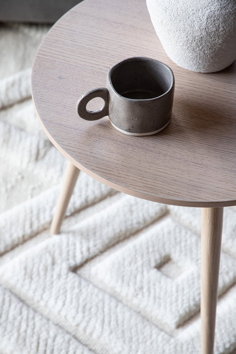 Askim Beistelltisch - white - wash/MDF - Beistelltische - ALVAHOME