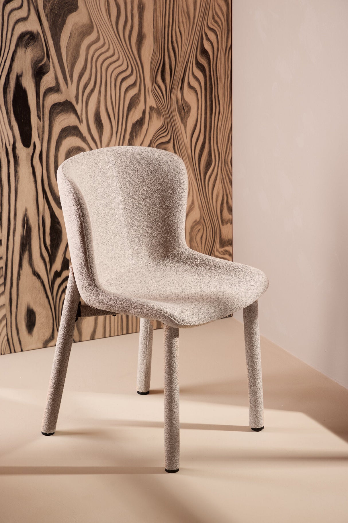 Astoria Esszimmerstuhl - beige/Bouclé - Essstühle - ALVAHOME