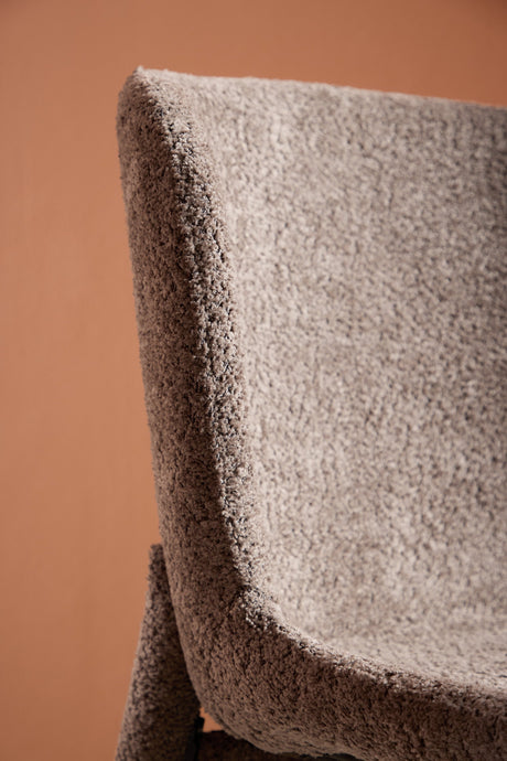 Astoria Esszimmerstuhl - braun/Bouclé - Essstühle - ALVAHOME