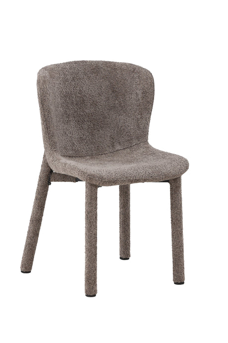 Astoria Esszimmerstuhl - braun/Bouclé - Essstühle - ALVAHOME