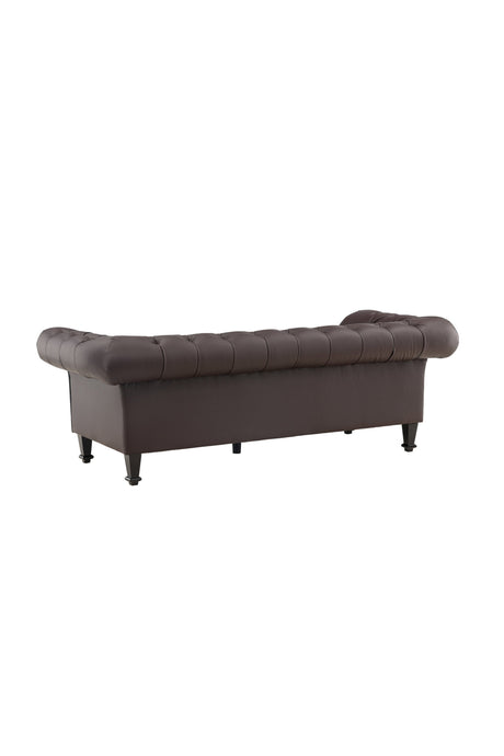 Ätran 3 - Sitzer Sofa - braun/PU - 3 - Sitzer Sofas - ALVAHOME