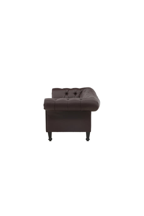 Ätran 3 - Sitzer Sofa - braun/PU - 3 - Sitzer Sofas - ALVAHOME