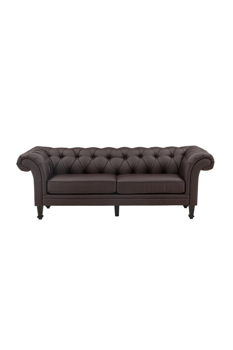 Ätran 3 - Sitzer Sofa - braun/PU - 3 - Sitzer Sofas - ALVAHOME