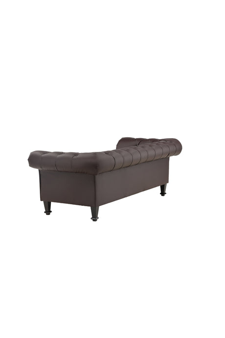 Ätran 3 - Sitzer Sofa - braun/PU - 3 - Sitzer Sofas - ALVAHOME