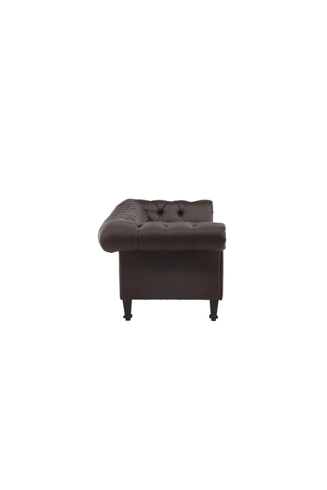 Ätran 3 - Sitzer Sofa - braun/PU - 3 - Sitzer Sofas - ALVAHOME