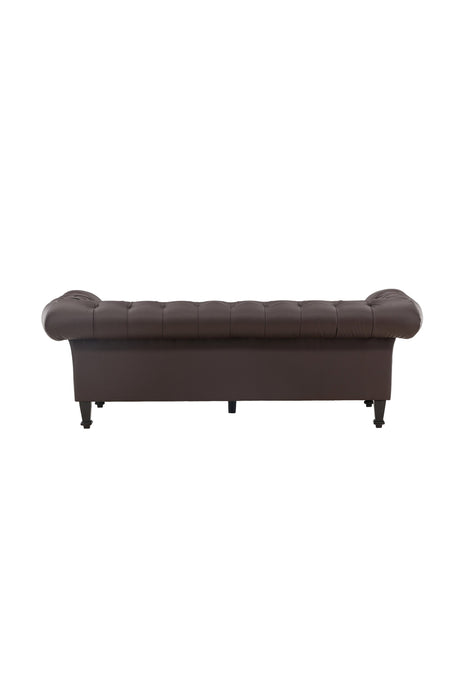 Ätran 3 - Sitzer Sofa - braun/PU - 3 - Sitzer Sofas - ALVAHOME