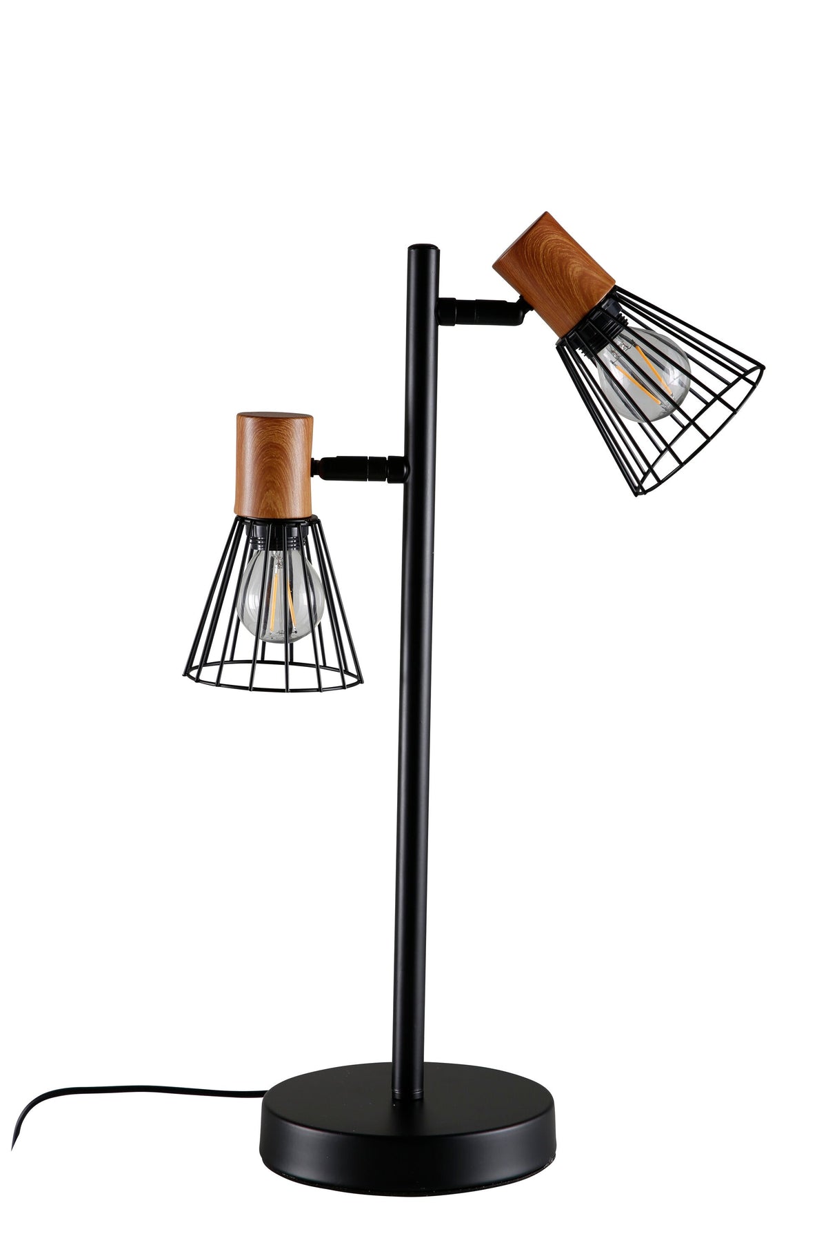 Atticus Tischlampe - schwarz/Stahl - Tischlampen - ALVAHOME