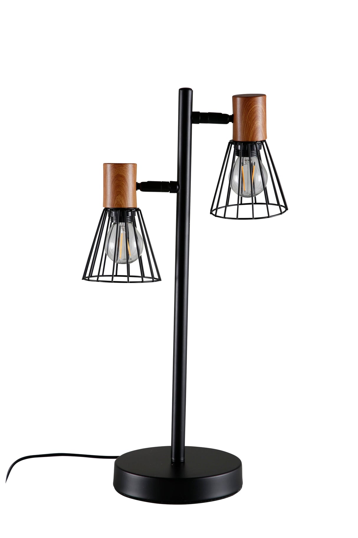 Atticus Tischlampe - schwarz/Stahl - Tischlampen - ALVAHOME