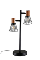 Atticus Tischlampe - schwarz/Stahl - Tischlampen - ALVAHOME