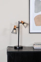 Atticus Tischlampe - schwarz/Stahl - Tischlampen - ALVAHOME