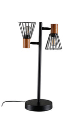 Atticus Tischlampe - schwarz/Stahl - Tischlampen - ALVAHOME