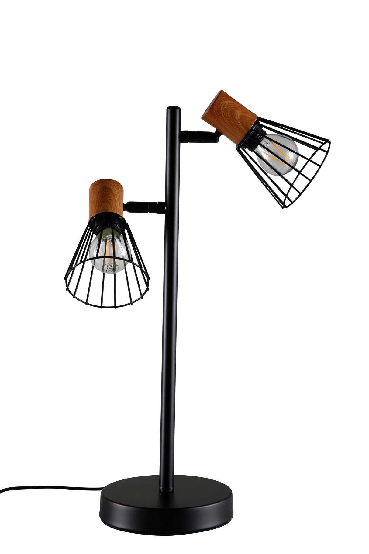 Atticus Tischlampe - schwarz/Stahl - Tischlampen - ALVAHOME