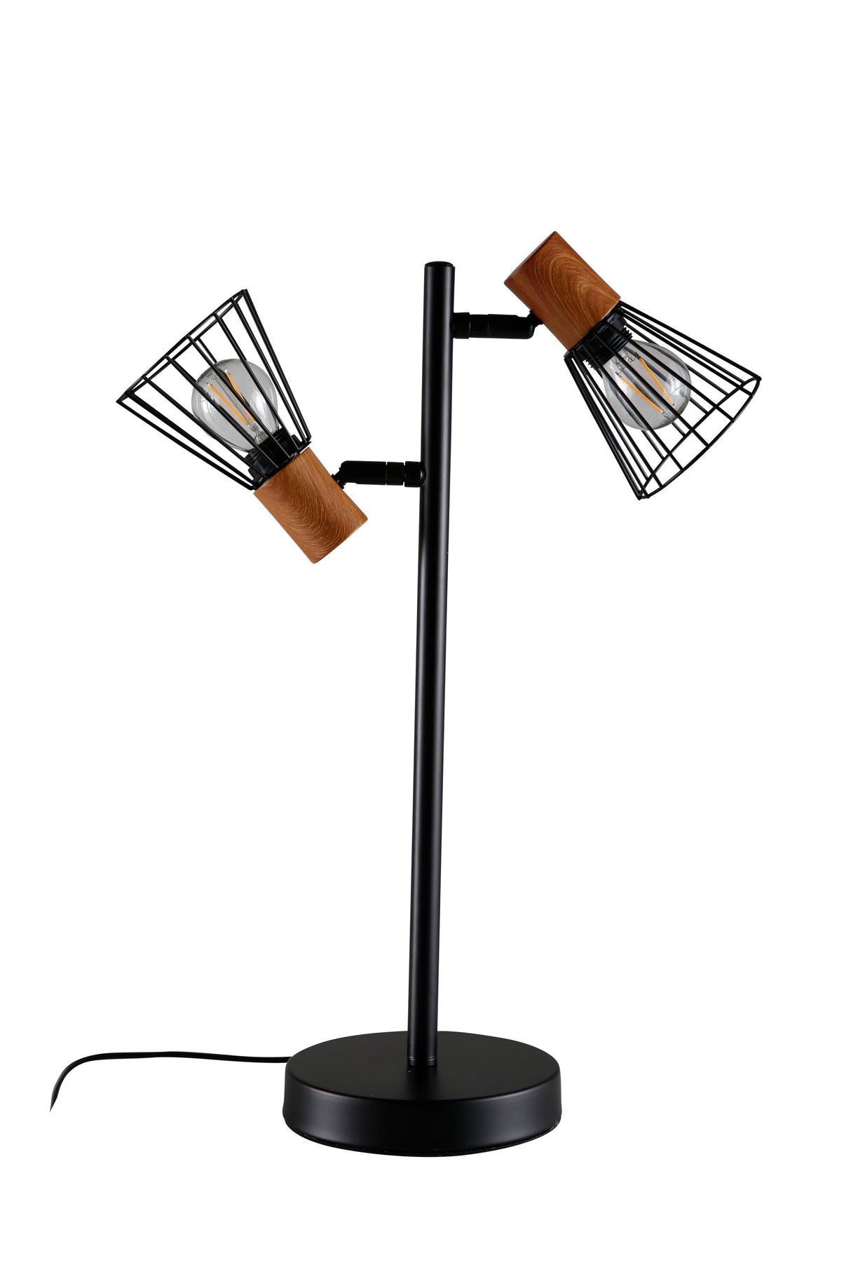 Atticus Tischlampe - schwarz/Stahl - Tischlampen - ALVAHOME