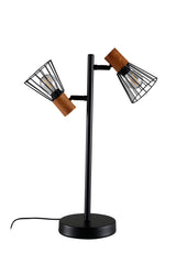 Atticus Tischlampe - schwarz/Stahl - Tischlampen - ALVAHOME