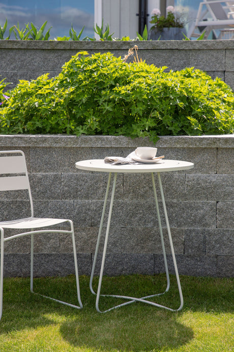 Bacong Outdoor - Tisch - beige/Stahl - Outdoor - Tische - ALVAHOME