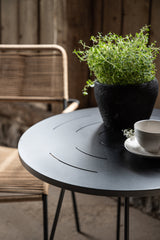 Bacong Outdoor - Tisch - schwarz/Stahl - Outdoor - Tische - ALVAHOME