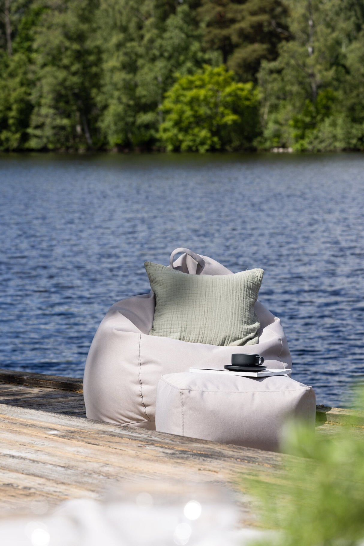 Bago Outdoor Lounge - Stuhl - beige/Polyester - Accent Chair - ALVAHOME