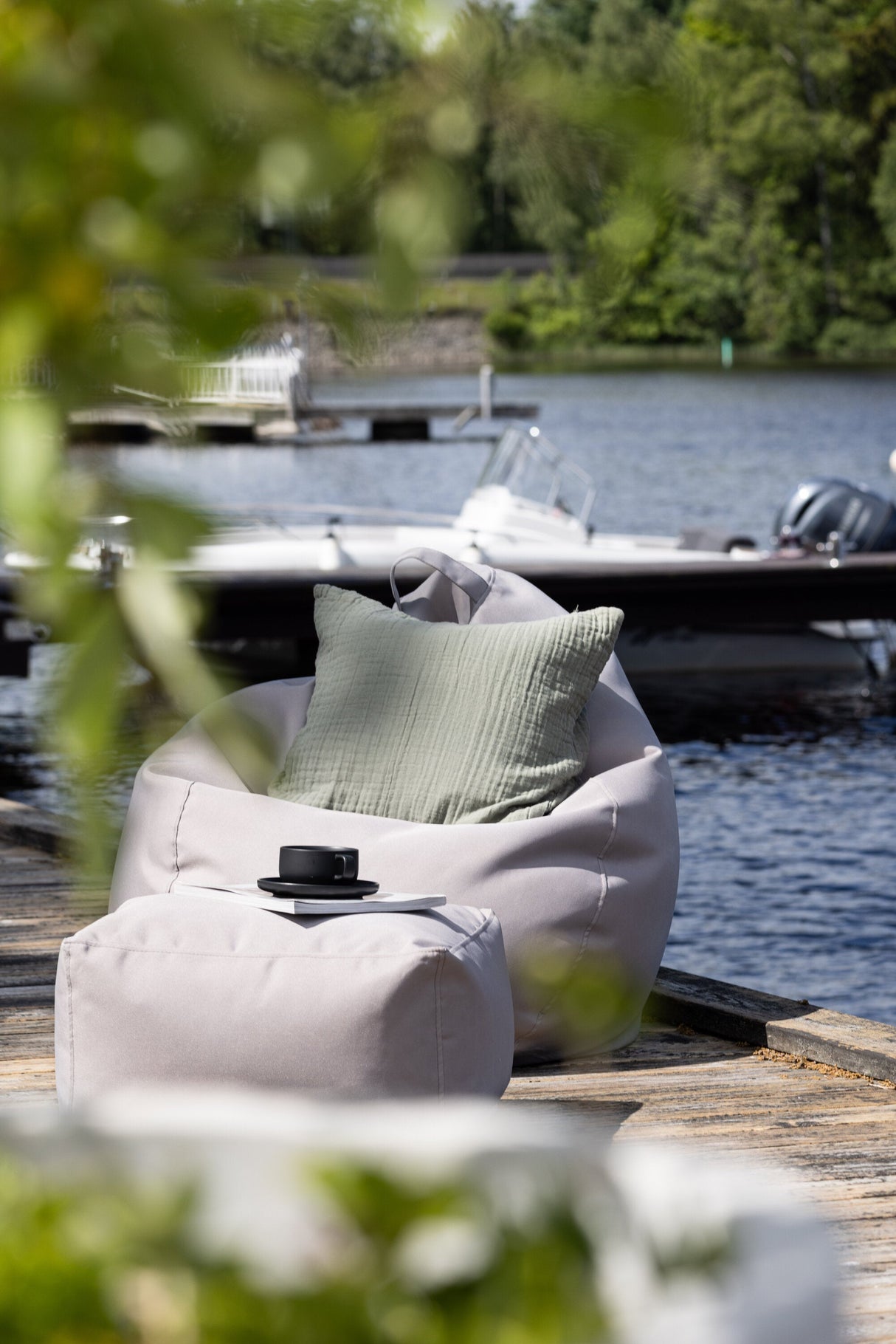 Bago Outdoor Lounge - Stuhl - beige/Polyester - Accent Chair - ALVAHOME