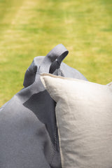 Bago Outdoor Lounge - Stuhl - dunkelgrau/Polyester - Accent Chair - ALVAHOME